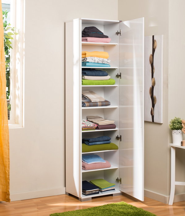 Hanah Home Armario Multiusos Blanco Adr-408-Pp-1 Hanah Home Armario Multiusos Blanco Adr-408-Pp-1